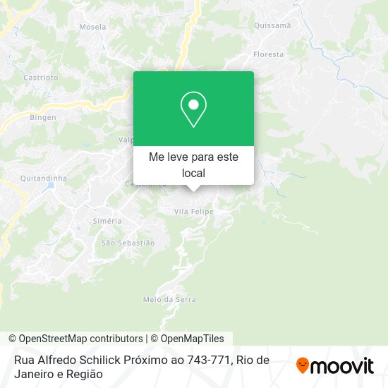 Rua Alfredo Schilick Próximo ao 743-771 mapa