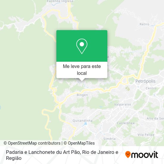 Padaria e Lanchonete du Art Pão mapa