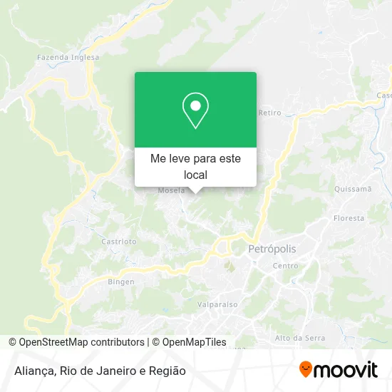 Aliança mapa