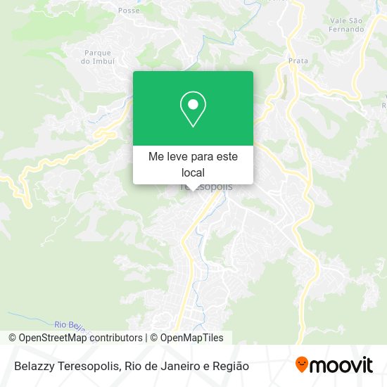 Belazzy Teresopolis mapa