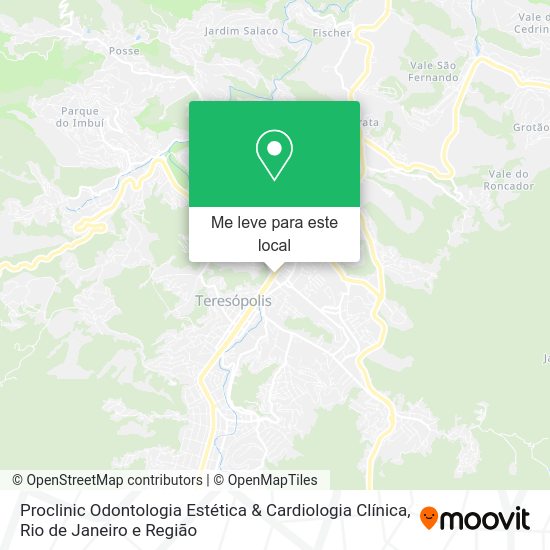 Proclinic Odontologia Estética & Cardiologia Clínica mapa