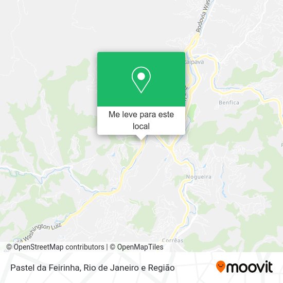 Pastel da Feirinha mapa