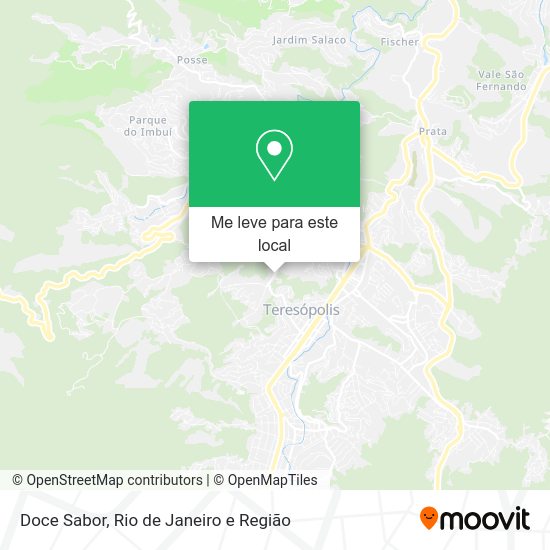Doce Sabor mapa