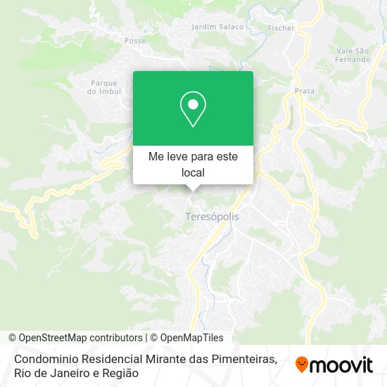 Condominio Residencial Mirante das Pimenteiras mapa