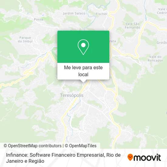 Infinance: Software Financeiro Empresarial mapa