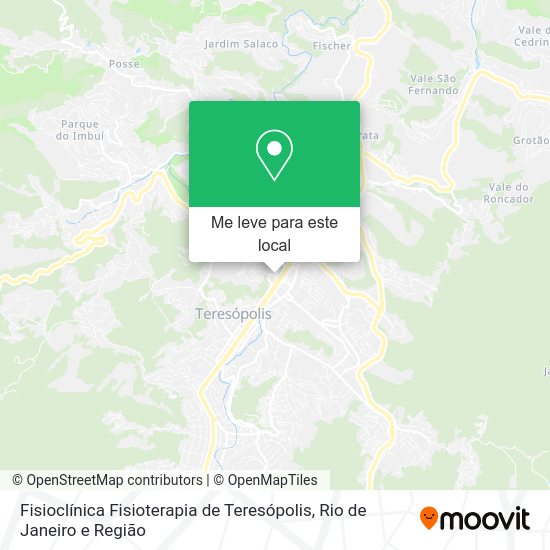 Fisioclínica Fisioterapia de Teresópolis mapa
