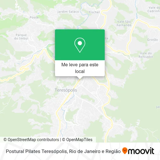 Postural Pilates Teresópolis mapa