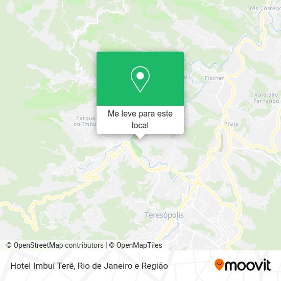 Hotel Imbuí Terê mapa