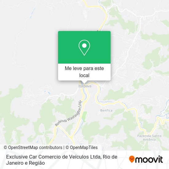 Exclusive Car Comercio de Veículos Ltda mapa