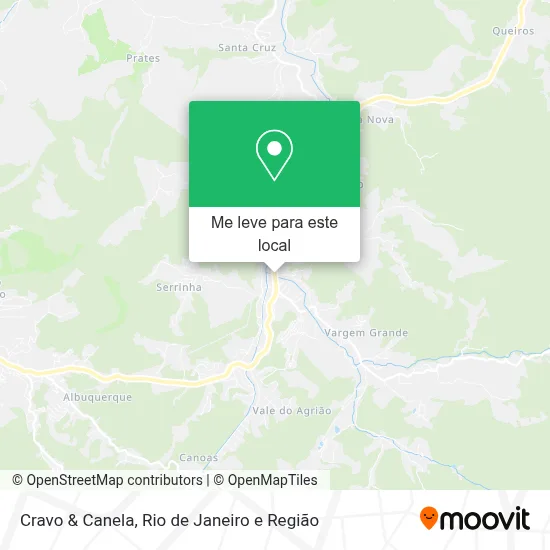 Cravo & Canela mapa
