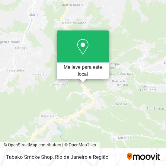 Tabako Smoke Shop mapa