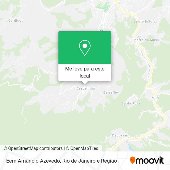 Eem Amâncio Azevedo mapa