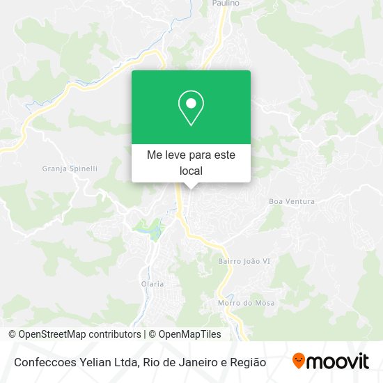 Confeccoes Yelian Ltda mapa