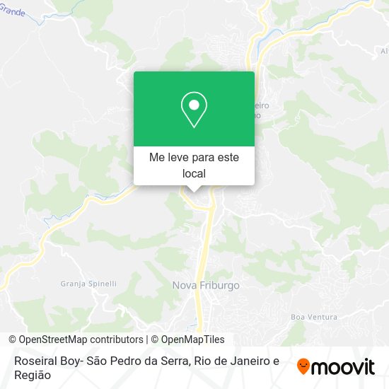 Roseiral Boy- São Pedro da Serra mapa