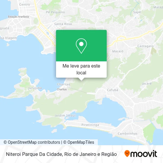 Niteroi Parque Da Cidade mapa