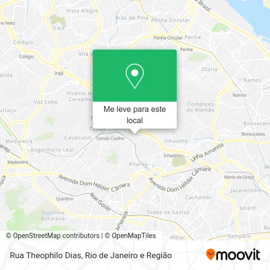Rua Theophilo Dias mapa