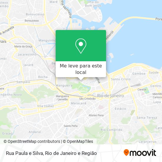 Rua Paula e Silva mapa