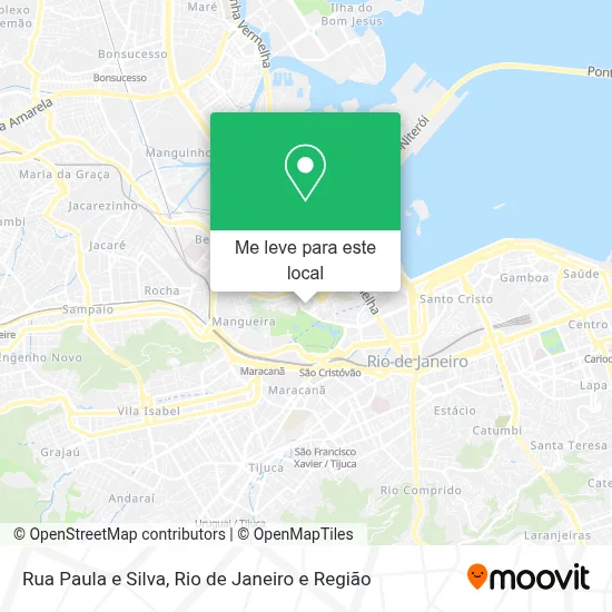 Rua Paula e Silva mapa