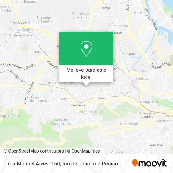 Rua Manuel Alves, 150 mapa