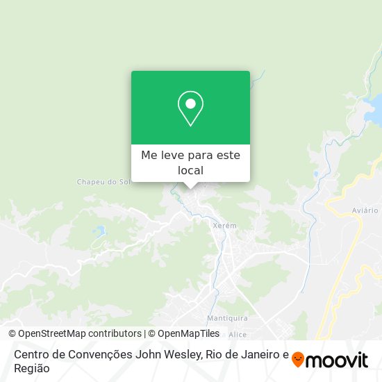 Centro de Convenções John Wesley mapa