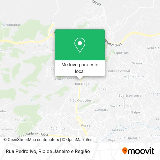 Rua Pedro Ivo mapa