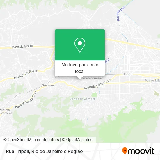 Rua Trípoli mapa