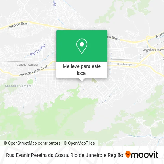 Rua Evanir Pereira da Costa mapa