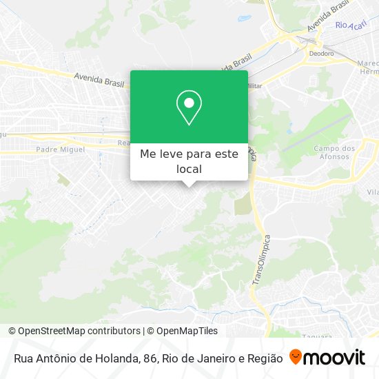 Rua Antônio de Holanda, 86 mapa