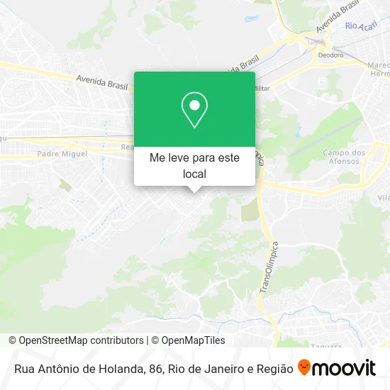 Rua Antônio de Holanda, 86 mapa