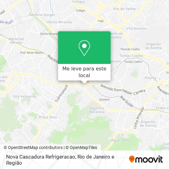 Nova Cascadura Refrigeracao mapa