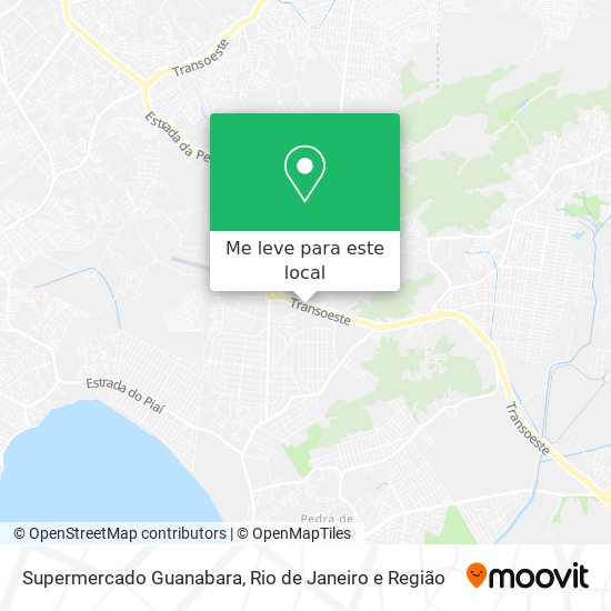 Supermercado Guanabara mapa