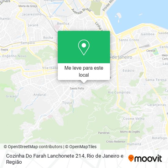 Cozinha Do Farah Lanchonete 214 mapa