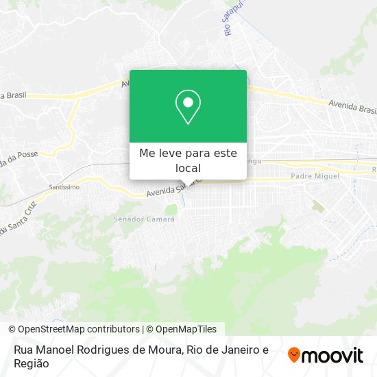 Rua Manoel Rodrigues de Moura mapa