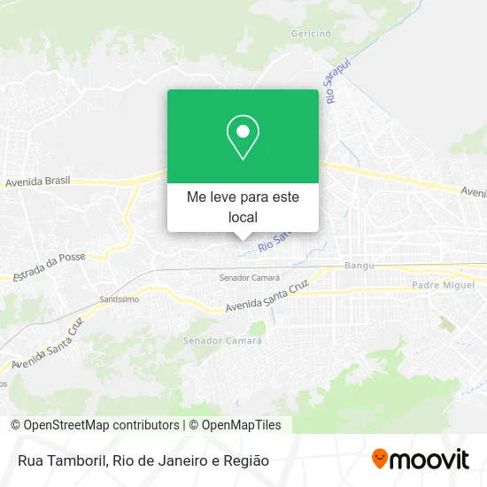 Rua Tamboril mapa