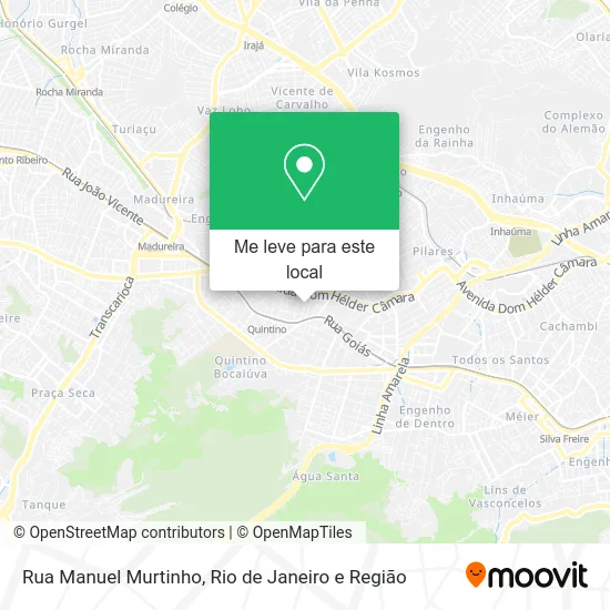 Rua Manuel Murtinho mapa