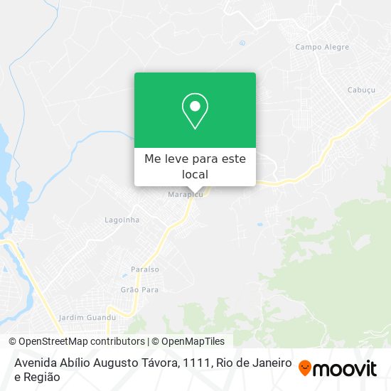 Avenida Abílio Augusto Távora, 1111 mapa