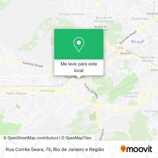 Rua Corrêa Seara, 76 mapa