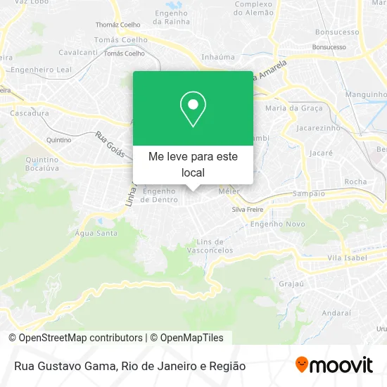 Rua Gustavo Gama mapa