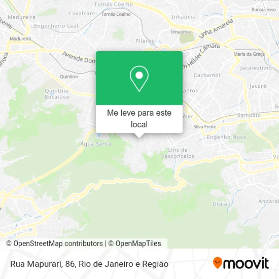 Rua Mapurari, 86 mapa