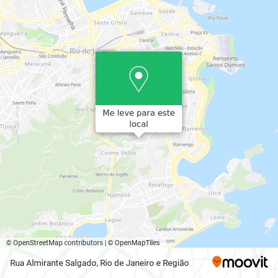 Rua Almirante Salgado mapa
