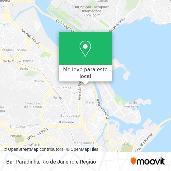 Bar Paradinha mapa