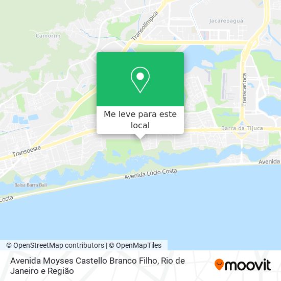 Avenida Moyses Castello Branco Filho mapa