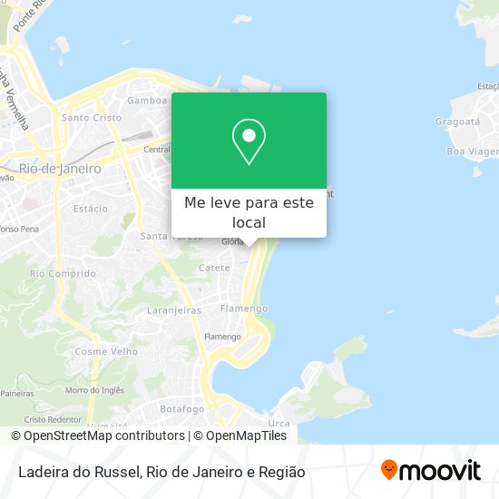 Ladeira do Russel mapa