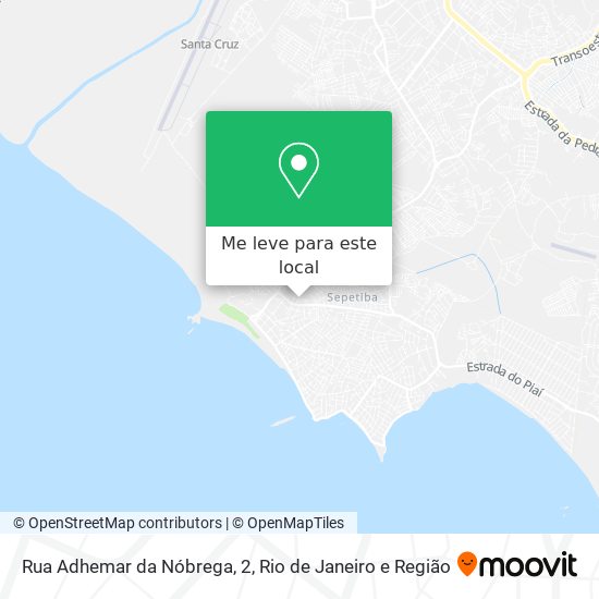 Rua Adhemar da Nóbrega, 2 mapa