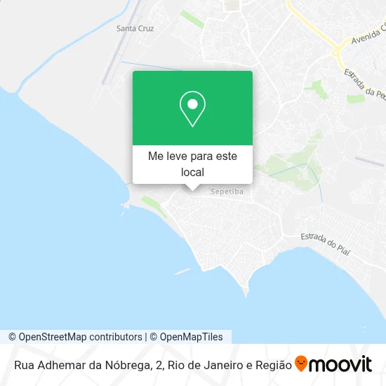 Rua Adhemar da Nóbrega, 2 mapa