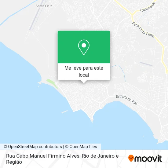 Rua Cabo Manuel Firmino Alves mapa