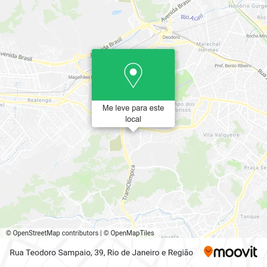 Rua Teodoro Sampaio, 39 mapa