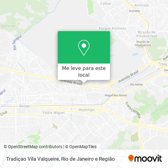 Tradiçao Vila Valqueire mapa