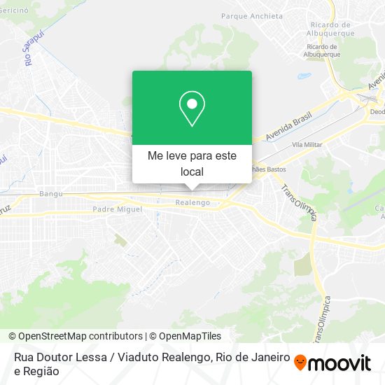 Rua Doutor Lessa / Viaduto Realengo mapa