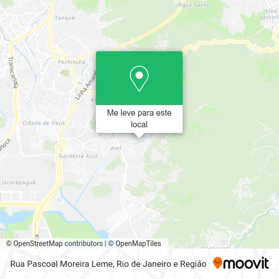 Rua Pascoal Moreira Leme mapa